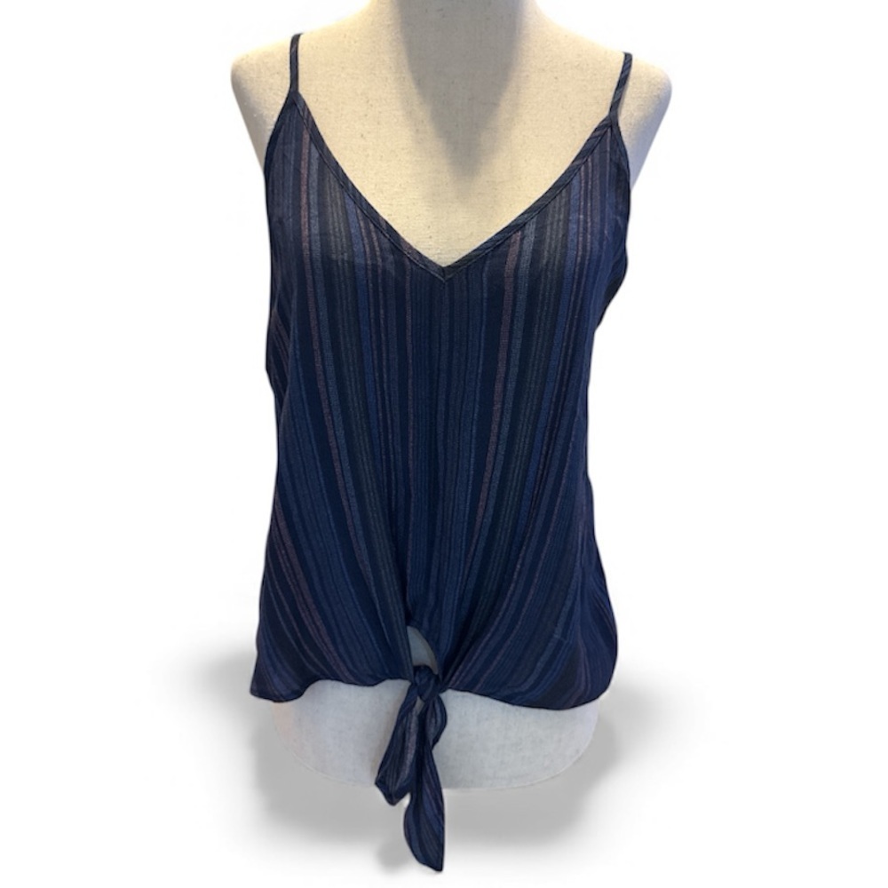 Ten Sixty Sherman Navy Striped Camisole